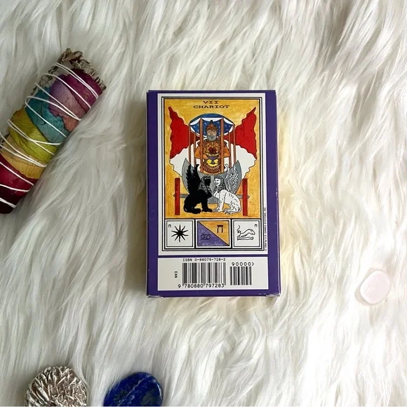 Vintage 1995 Tarot of Ceremonial Magick Deck and Book Set - OOP - RARE